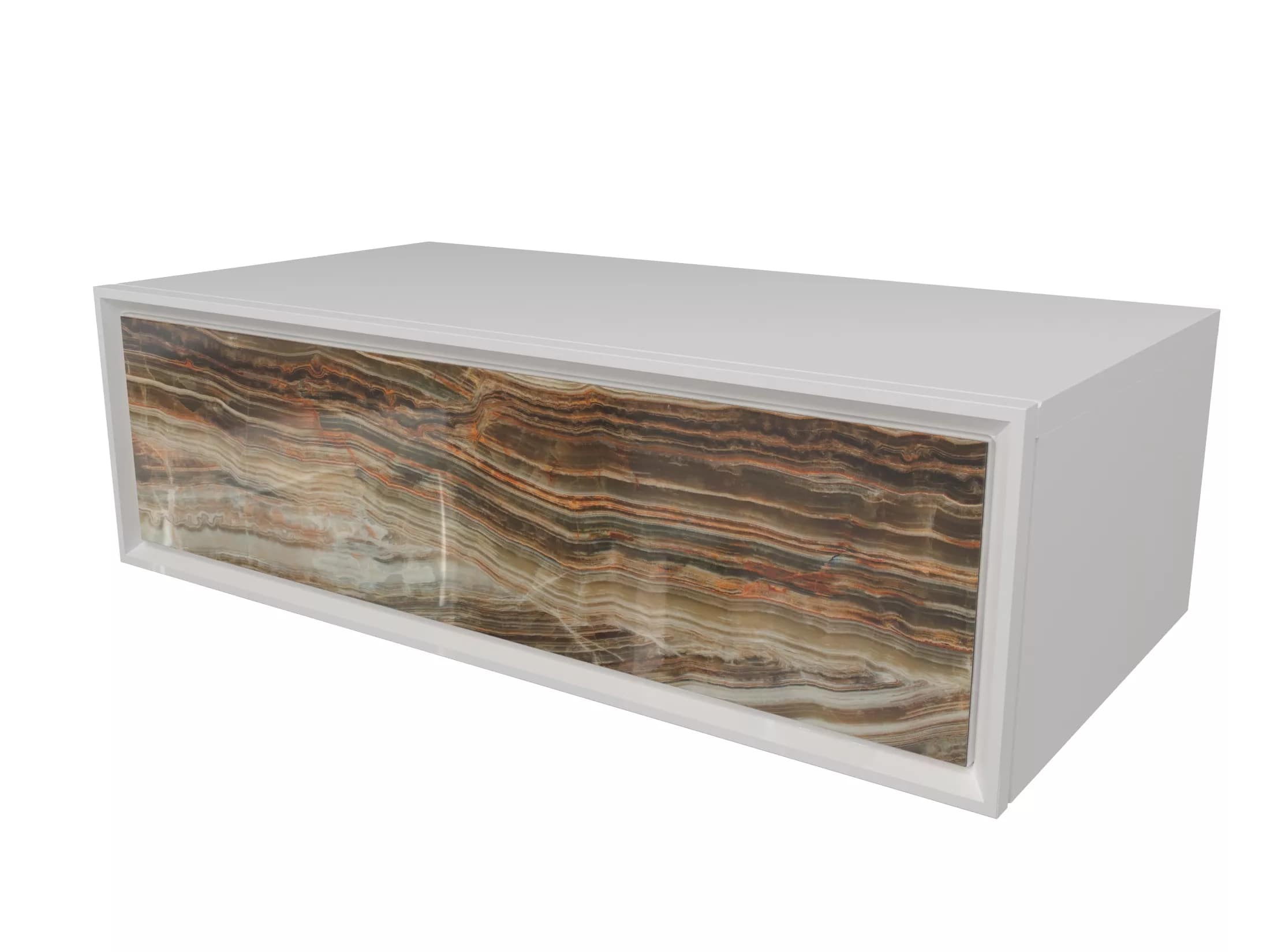 

Тумба Marka One Glass Milacco 100П Onyx