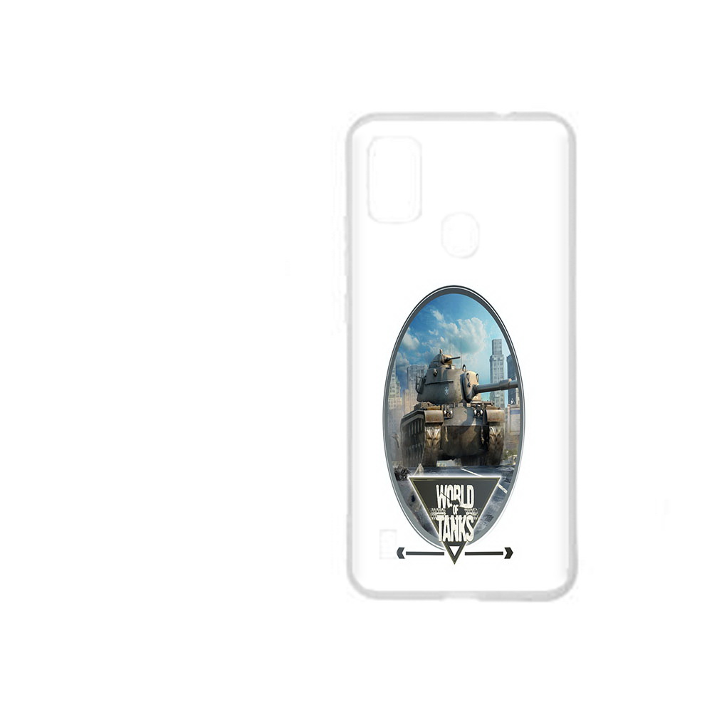 

Чехол MyPads Tocco для ZTE Blade A51 игра с танками (PT160198.458.375), Прозрачный, Tocco