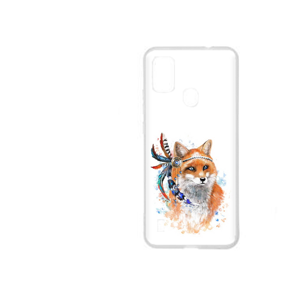 Чехол MyPads Tocco для ZTE Blade A51 инду лиса (PT160198.458.377)