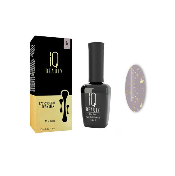 Каучуковый гель-лак IQ Beauty 129 Patale, 10 мл Великобритания