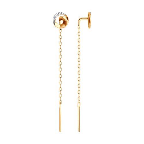 

Серьги продевки из золота TEO MAORI 8200452, 8200452