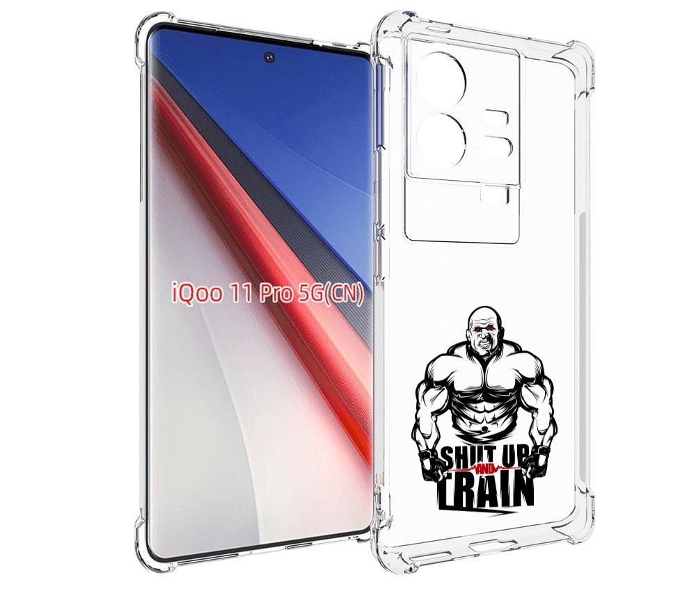 

Чехол бампер MyPads здоровое тело для Vivo iQOO 11 Pro противоуд..., Прозрачный, Tocco