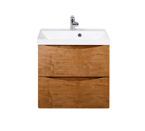 

Тумба с раковиной BelBagno Marino 65 RN, Коричневый, MARINO-650-2C-SO-RN-P+BB650/450-LV-MR-PR