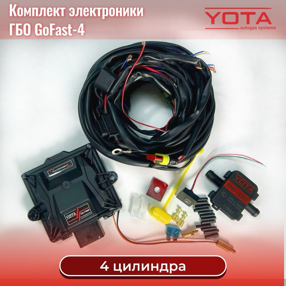 

Комплект электроники ГБО YOTA Go Fast 4 цилиндра
