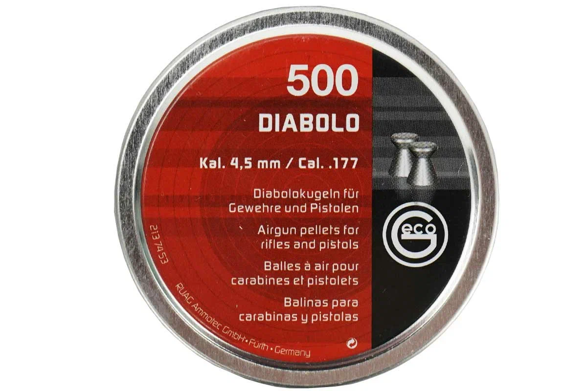 Пули пневматические RWS Geco Diabolo 4,5 мм 0,45 г (500 шт.)