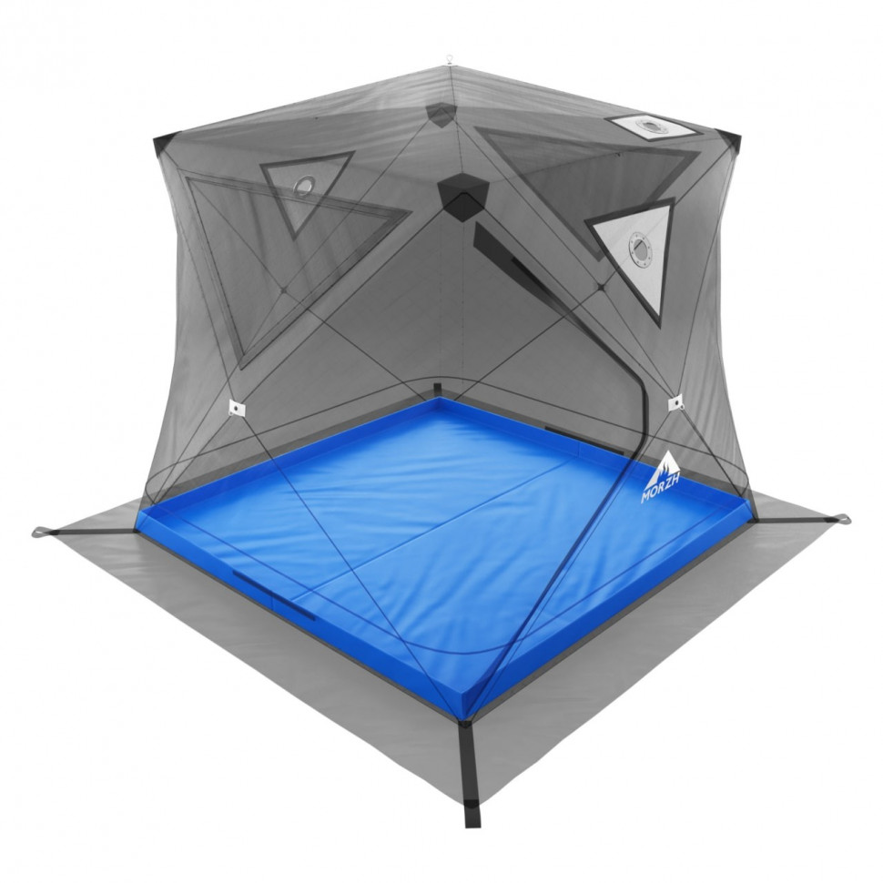 Пол для палатки Морж, синий, 205х205