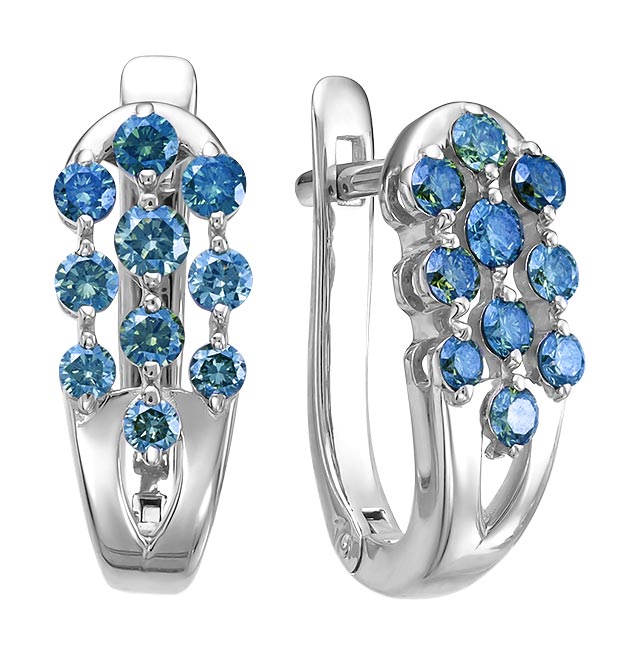 

Серьги из белого золота с бриллиантом Vesna jewelry 21149-251-216-00, 21149-251-216-00