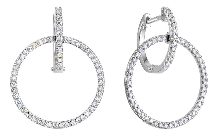 

Серьги из белого золота с бриллиантом Vesna jewelry 21240-251-01-00, 21240-251-01-00
