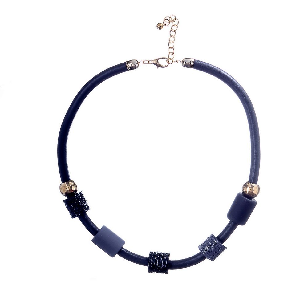 

Колье из бижутерного сплава с каучуком 57 см Moon Paris ML-22.10-029, ML-22.10-029