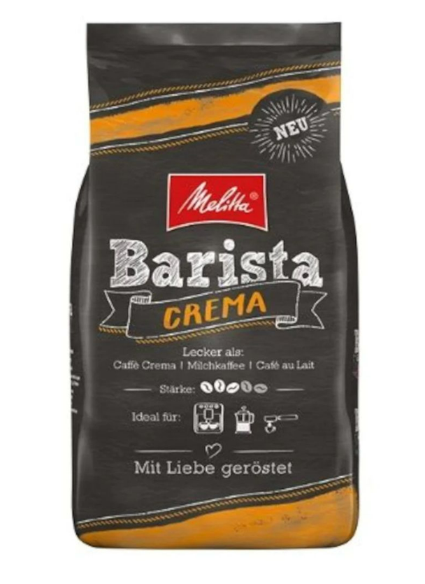 фото Кофе в зернах melitta barista crema, 1000 г