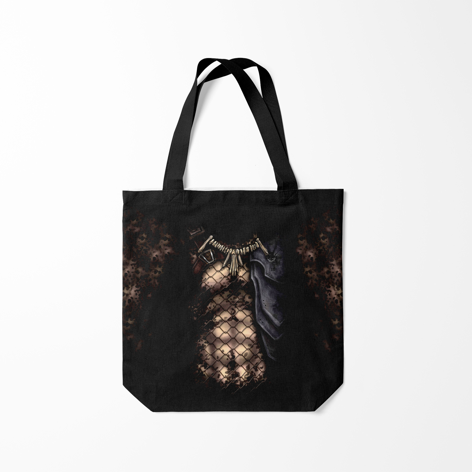 

Сумка шoппер унисекс Burnettie Хищник Predator, черный, Хищник Predator