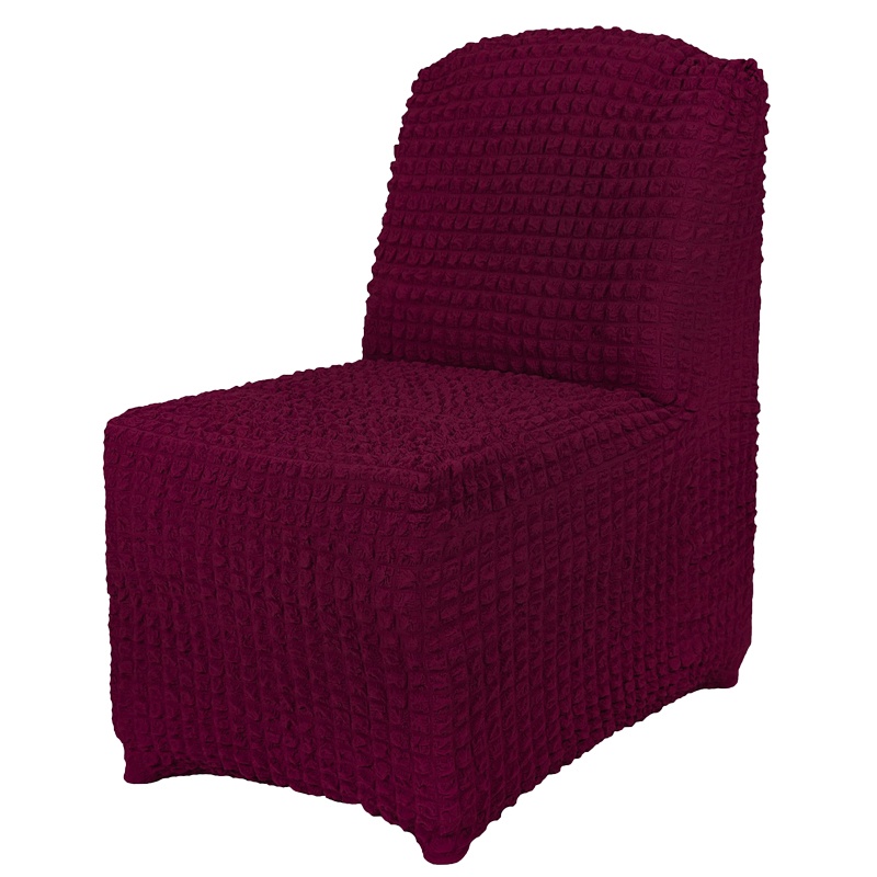 фото Чехол на кресло без подлокотников venera, цвет бордовый