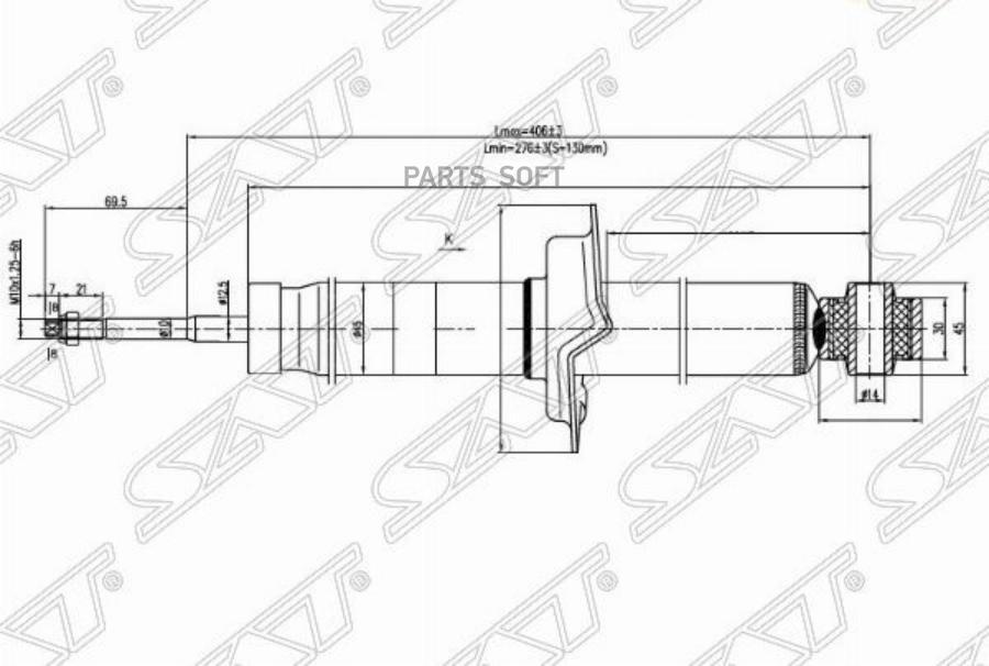 

Стойка Задняя Honda Cr-V Rd /Re 01-12 Lh=Rh Sat арт. ST-52611-S9A-G02