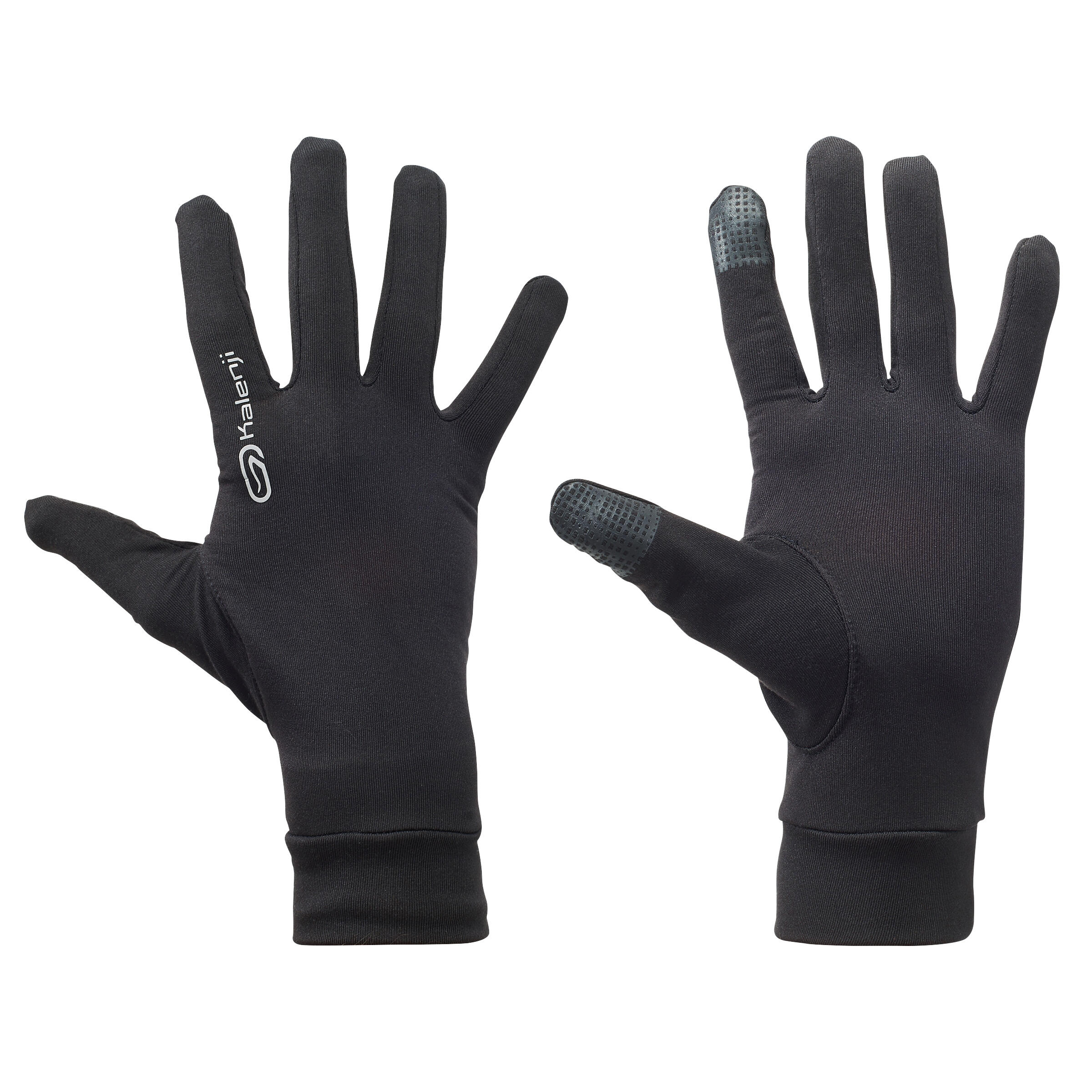 Перчатки унисекс Kalenji RUN GLOVE TOUCH SCREEN black, размер L