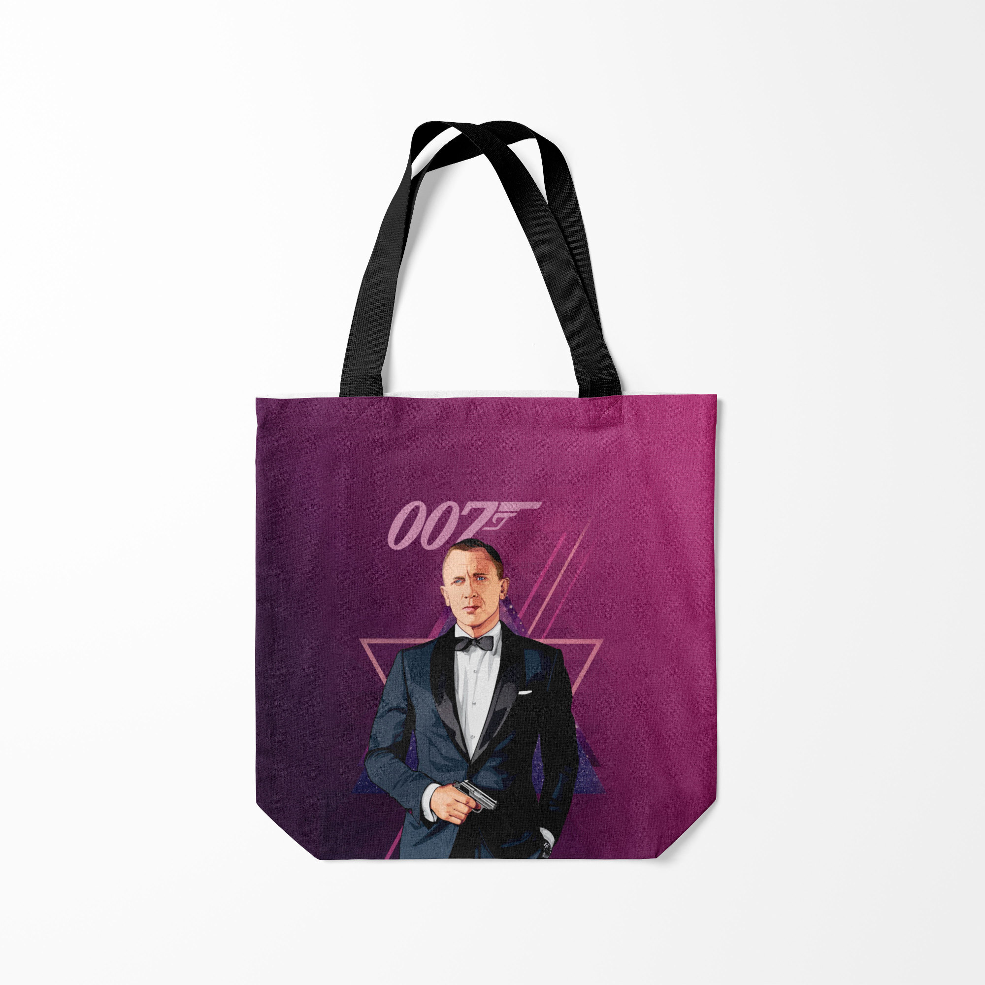 

Сумка шoппер унисекс Burnettie агент 007 Джеймс Бонд, разноцветный, агент 007 Джеймс Бонд