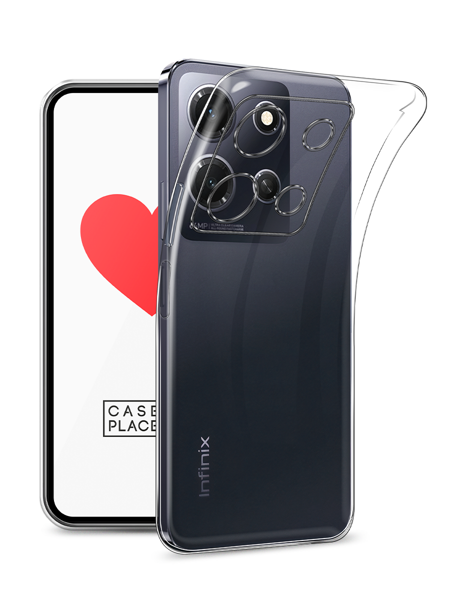 

Чехол на Infinix Note 30i / Инфиникс Нот 30i прозрачный, 3104350-6