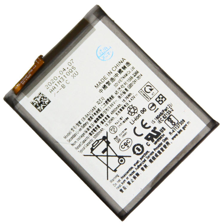 фото Аккумуляторная батарея для samsung sm-a315f (galaxy a31) (eb-ba315aby) 5000 mah promise mobile