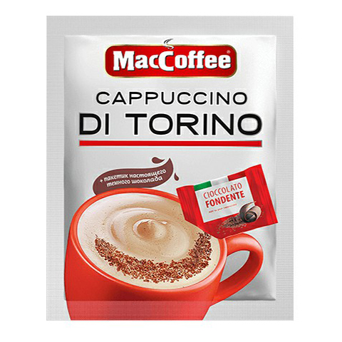 

Кофейный напиток MacCoffee Cappuccino di Torino растворимый 25,5 г