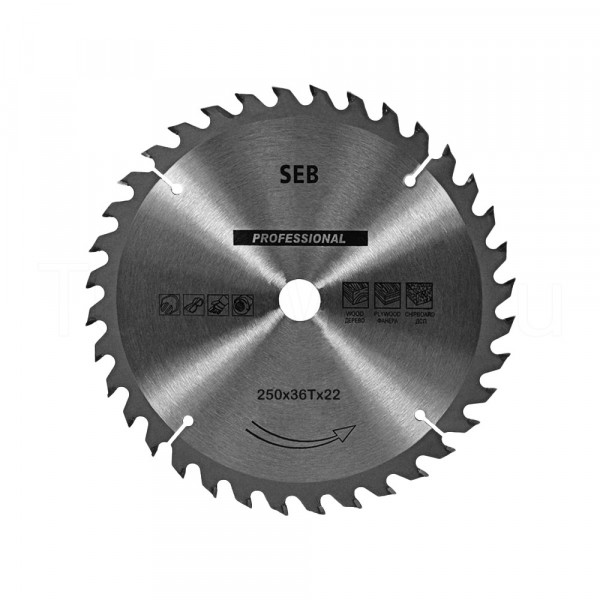 Пильный диск по дереву SEB 306PG-2503622, 36 зуб., пос. 22 мм