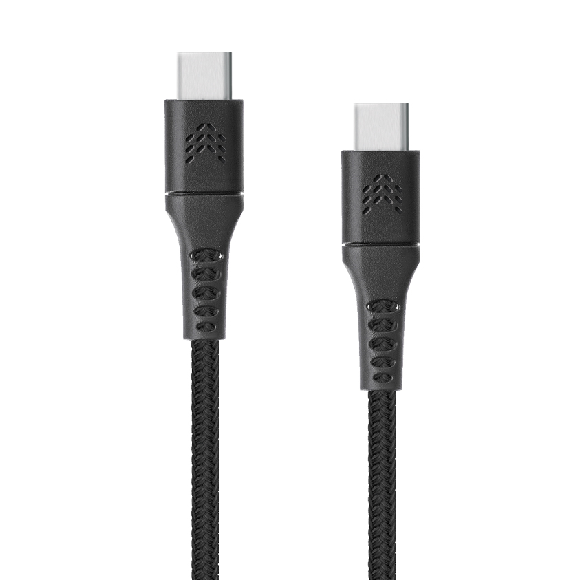 Зарядный кабель Rocket Contact TPE USB-C/USB-C 1 м, цвет: чёрный