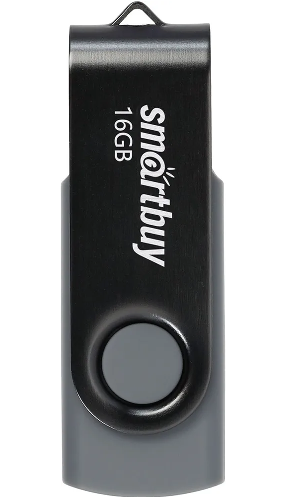 

Флешка Smart Buy "Twist" 16GB, USB 2.0 Flash Drive, черный