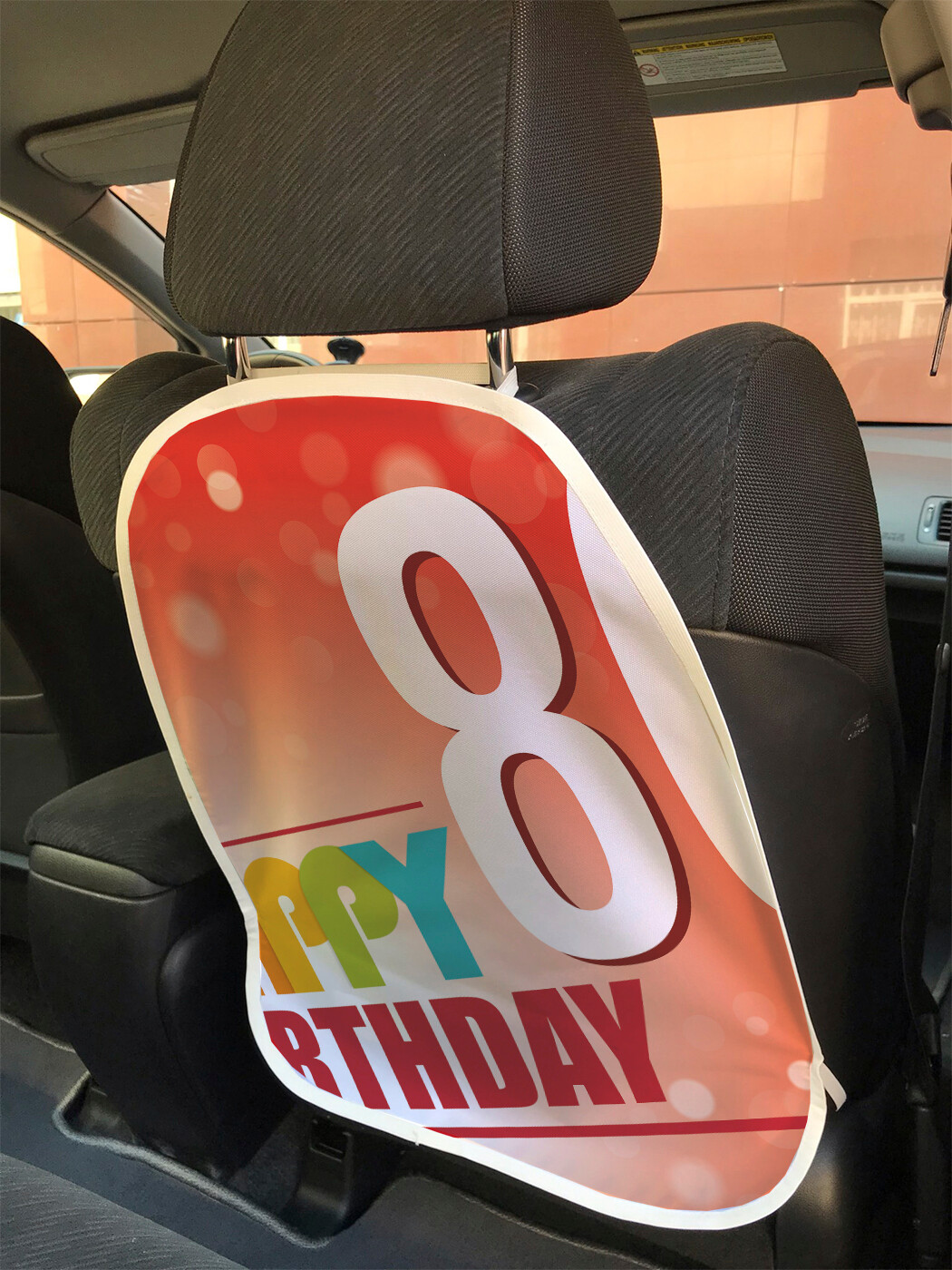 

Накидка на спинку сиденья JoyArty Открытка на 80-летие, 45х62, Открытка на 80-летие
