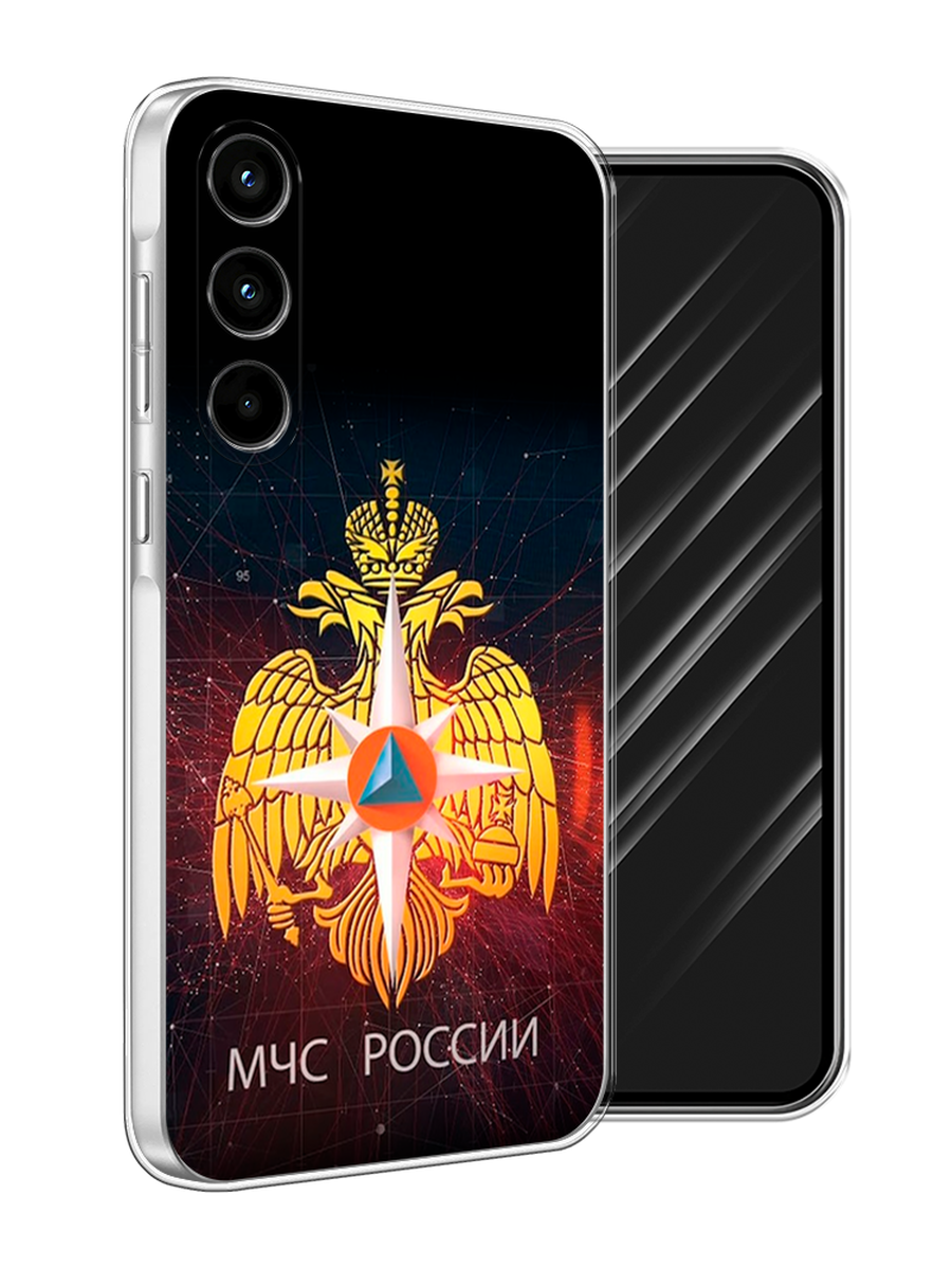 

Чехол Awog на Samsung Galaxy A35 5G "МЧС России", Черный;желтый;красный, 2109350-1