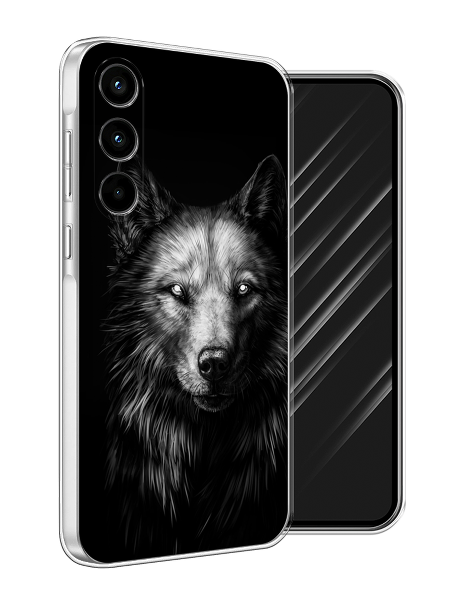 

Чехол Awog на Samsung Galaxy A35 5G "Волк черно белый", 2109350-1