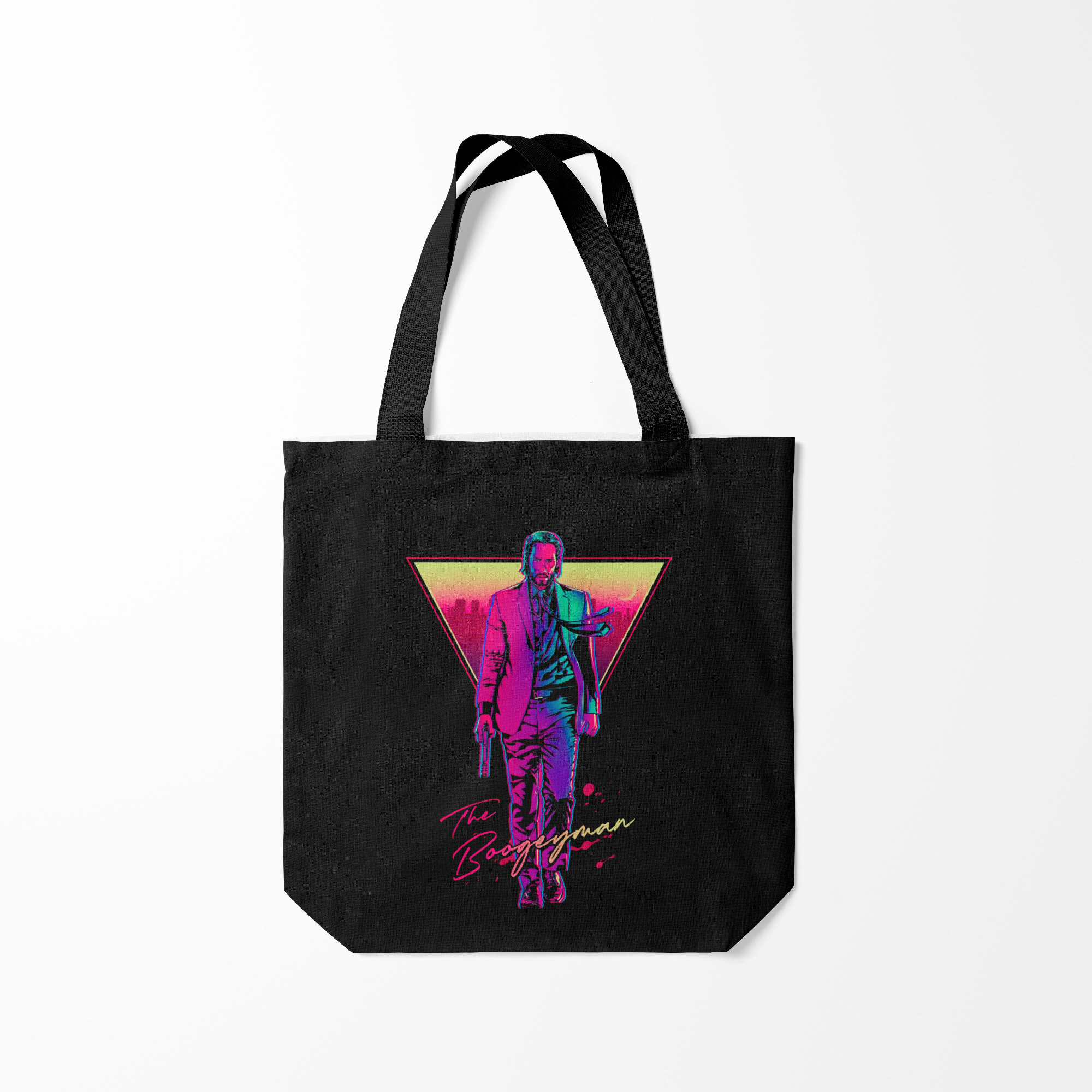 

Сумка шoппер унисекс Burnettie Киану Ривз John Wick, черный, Киану Ривз John Wick