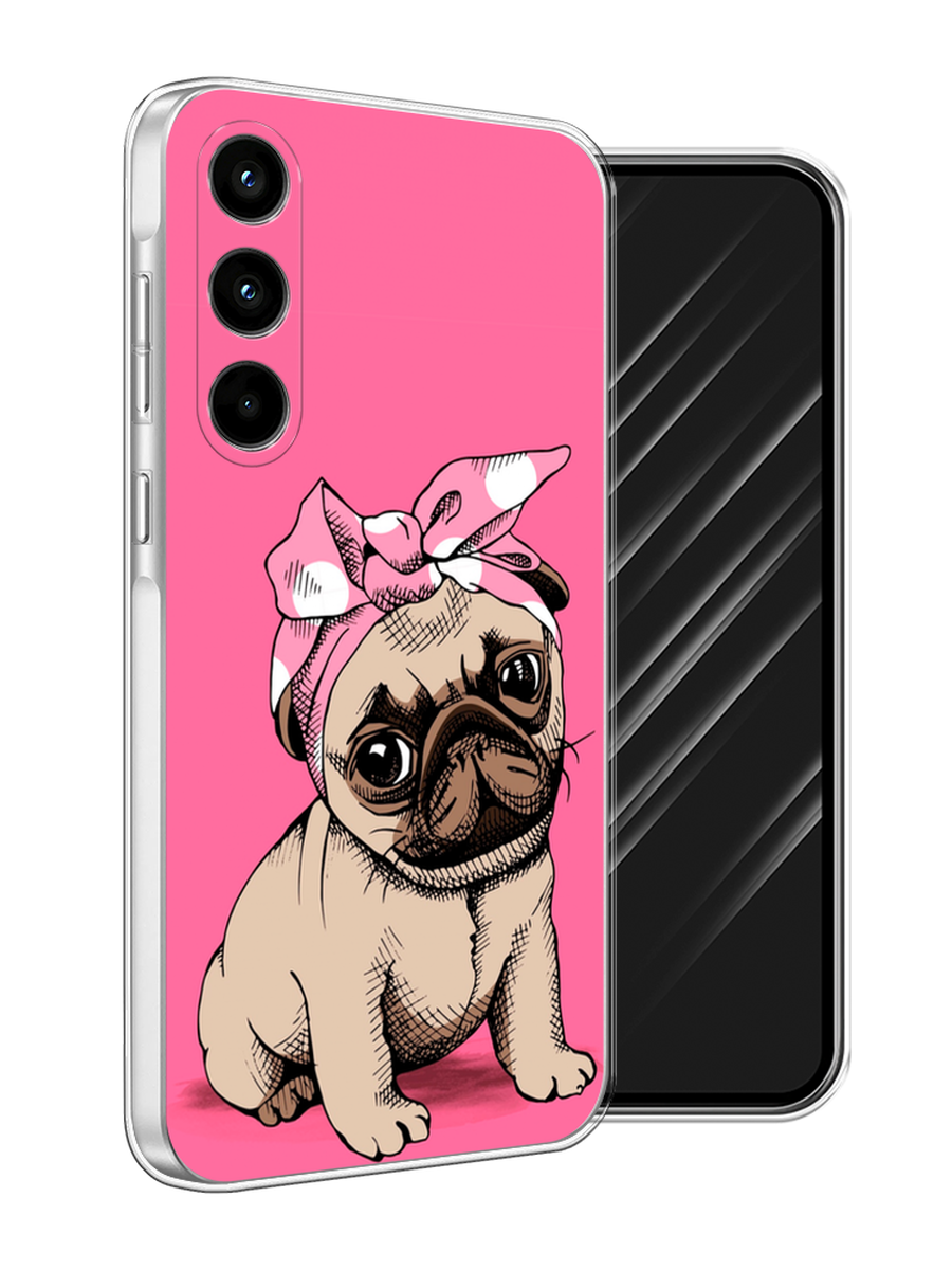 

Чехол Awog на Samsung Galaxy A35 5G "Dog Pin-Up", Розовый;бежевый, 2109350-1