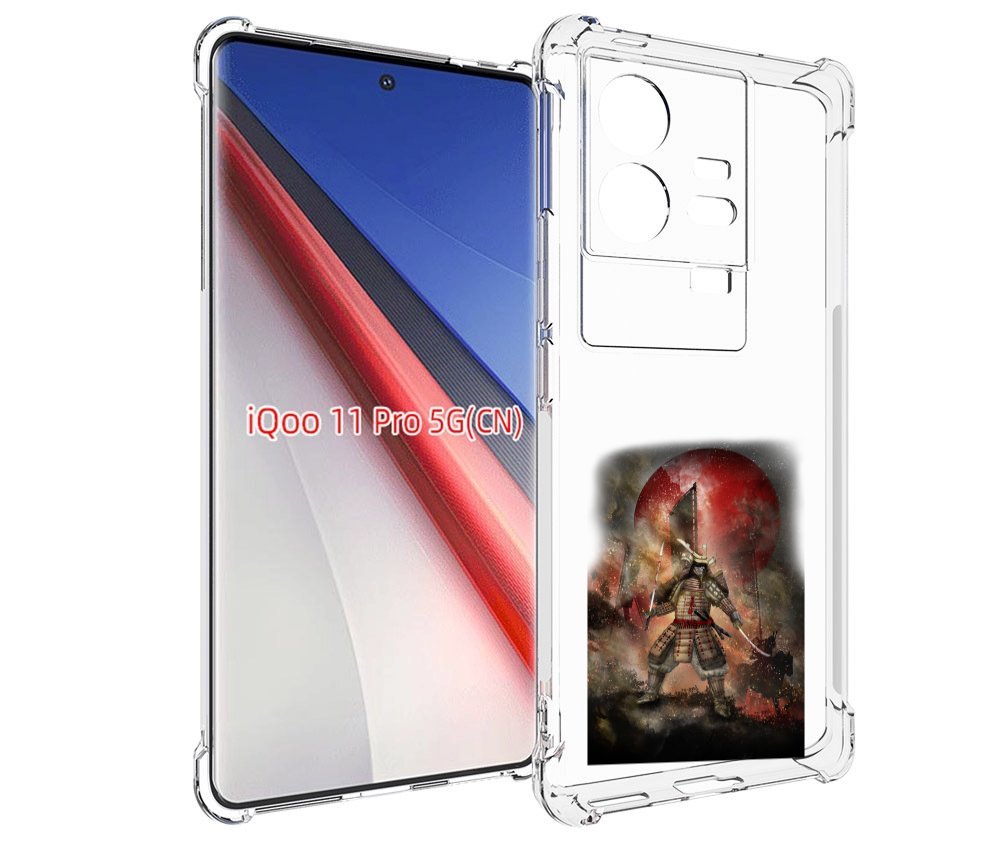 

Чехол бампер MyPads китайскийвоин для Vivo iQOO 11 Pro противоуд..., Прозрачный, Tocco