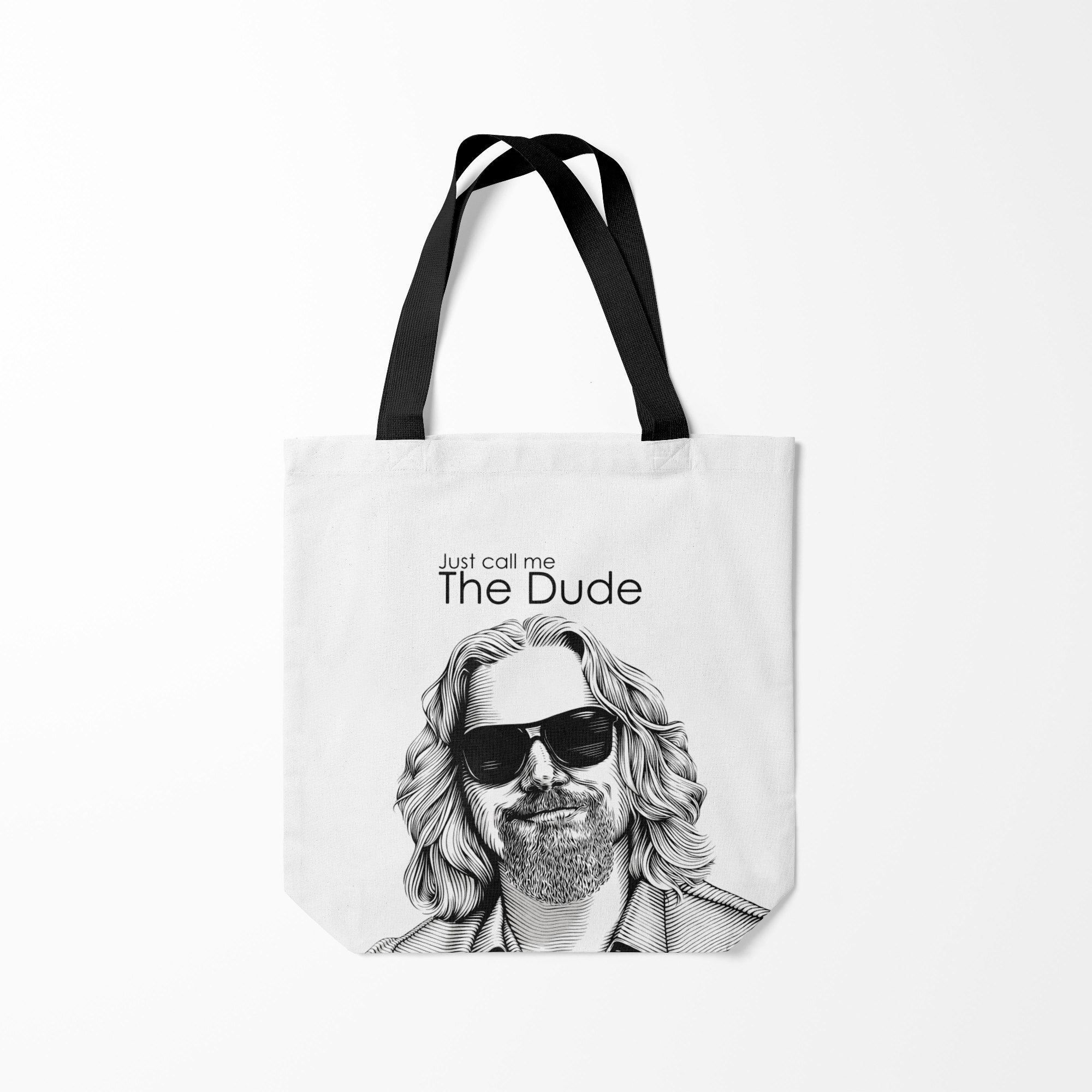 

Сумка шoппер унисекс Burnettie Just call me the Dude, белый, Just call me the Dude