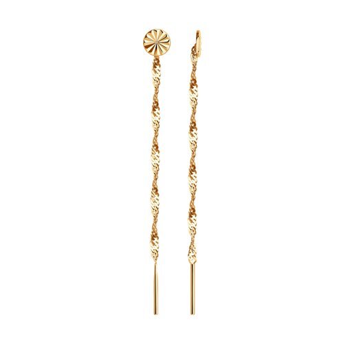 

Серьги продевки из золота TEO MAORI 820602, 820602