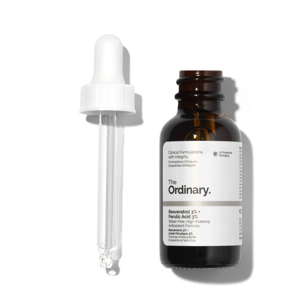 Сыворотка The Ordinary антиоксидантная с ресвератролом 3% + с феруловой кислотой 3% 30 ml антиоксидантная лифтинг сыворотка antioxidant lifting serum