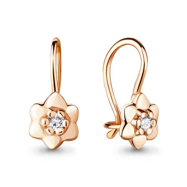 

Серьги из золота TEO MAORI 840962.1, фианит, 840962.1