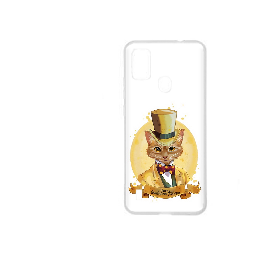 

Чехол MyPads Tocco для ZTE Blade A51 кот юрист (PT160198.458.401), Прозрачный, Tocco