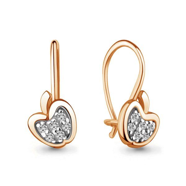 

Серьги из золота TEO MAORI 845054А.1, фианит, 845054А.1