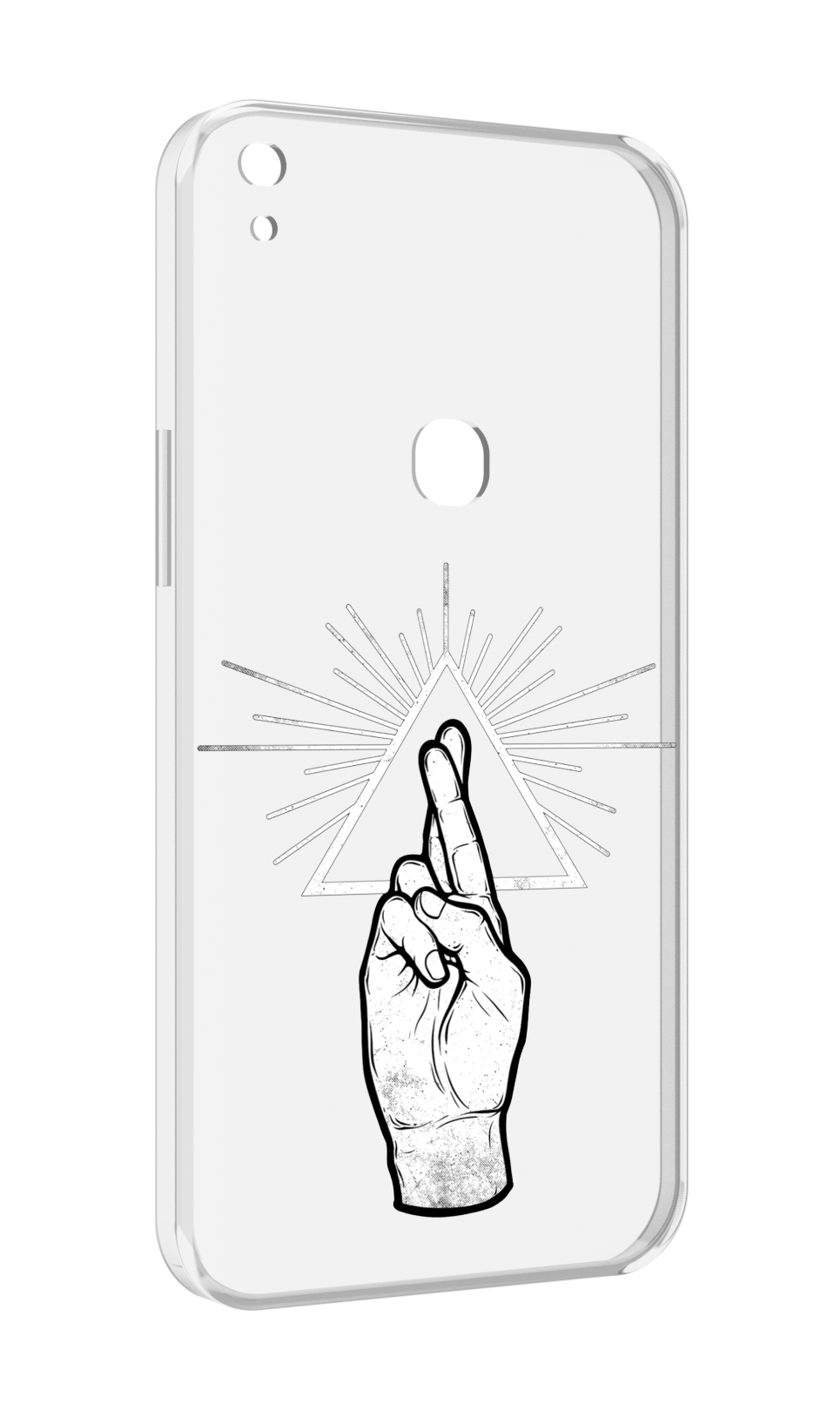 

Чехол MyPads черно белая рука для Alcatel SHINE LITE 5080X 5.0, Прозрачный, Tocco