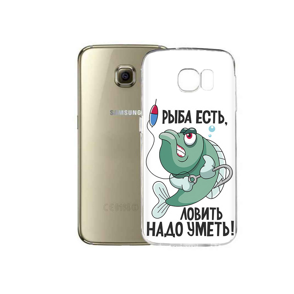 

Чехол MyPads Tocco для Samsung Galaxy C5 Pro Рыба есть ,ловить надо уметь, Прозрачный, Tocco