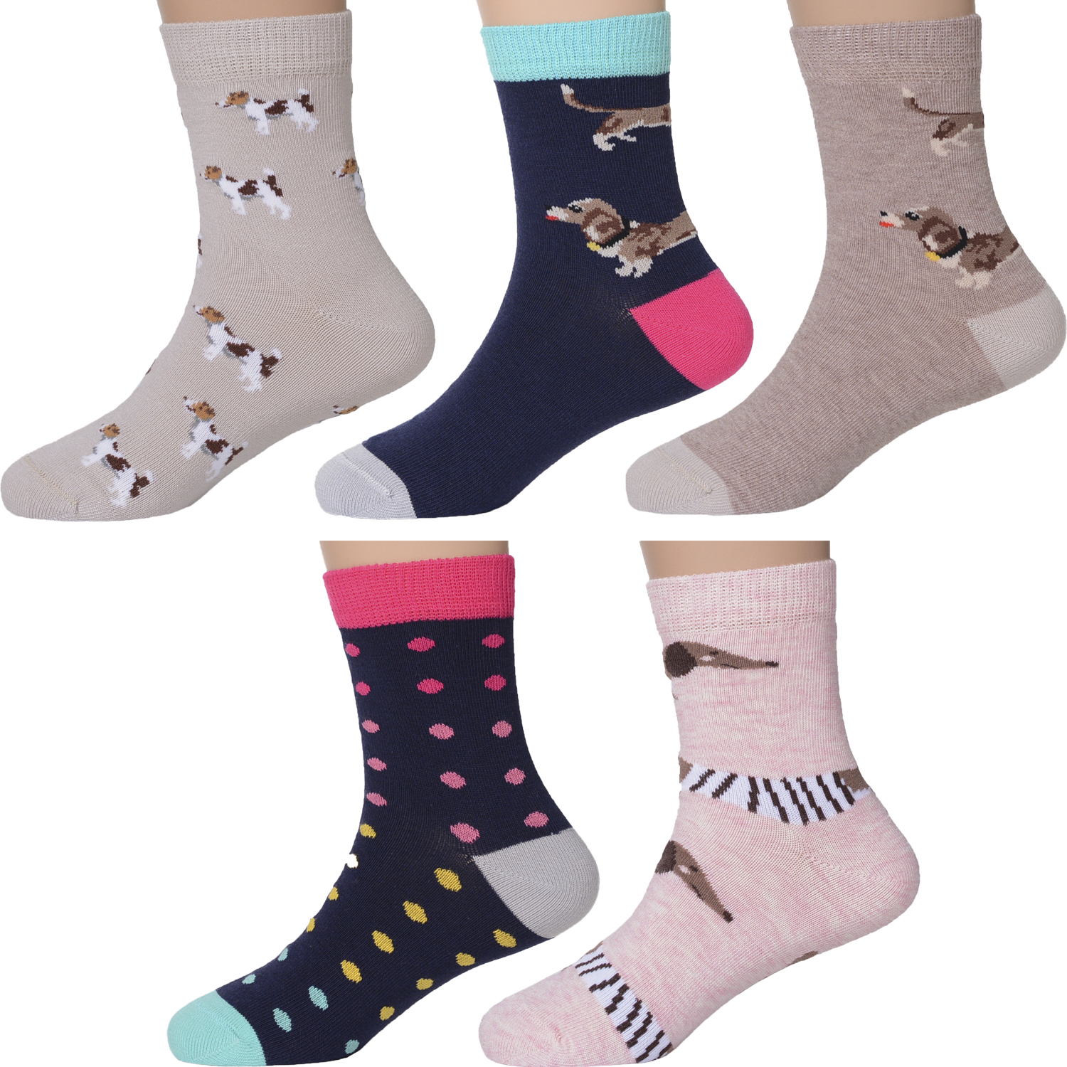 

Носки детские для девочки RuSocks 5-Д-31353 р.20-22 микс 2, 5-Д-31353