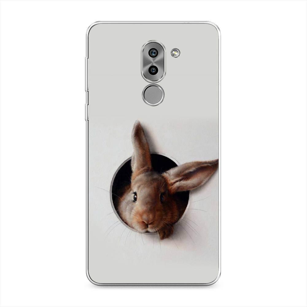 

Чехол на Honor 6X "Любопытный кролик", Серый;коричневый, 60750-1