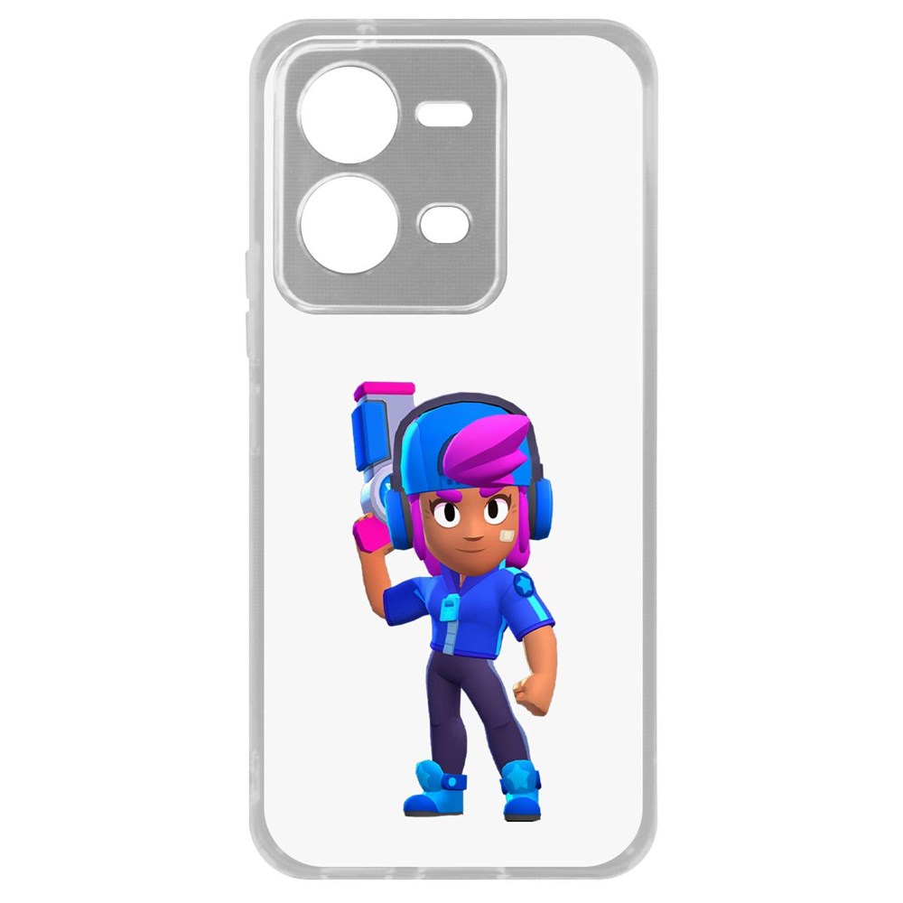 

Чехол-накладка Brawl Stars-Звёздная Шелли для Vivo V25