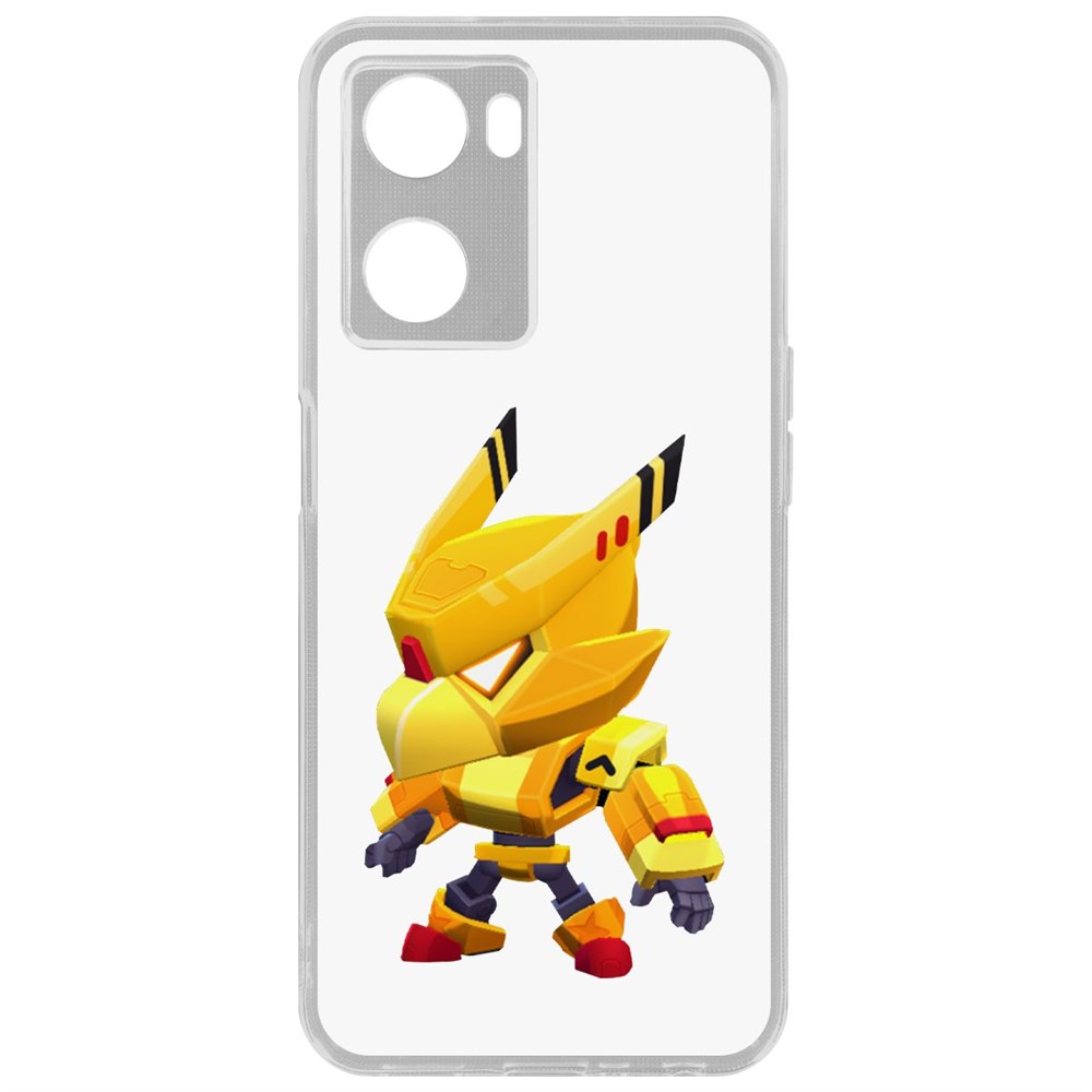 

Чехол-накладка Brawl Stars-Ворон Золотой Меха для Oppo A57s, Прозрачный