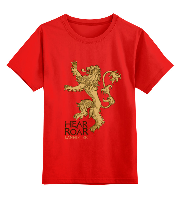 

Футболка детская Printio Lannister цв. красный р. 164, Lannister
