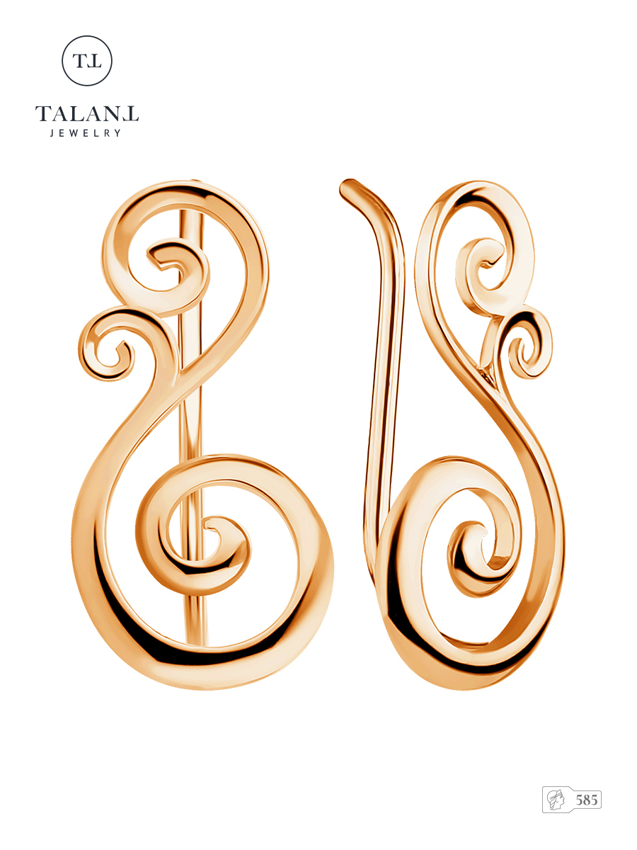 

Серьги из золота TALANT 16-00-0000-24845, 16-00-0000-24845
