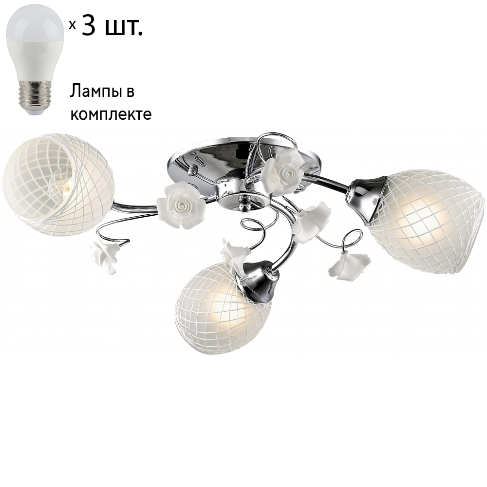 Потолочная люстра с лампочками Velante 705-107-03Lamps 600016218008