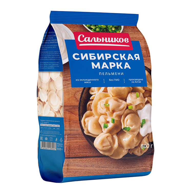 

Пельмени Сальников Сила мяса 800 г
