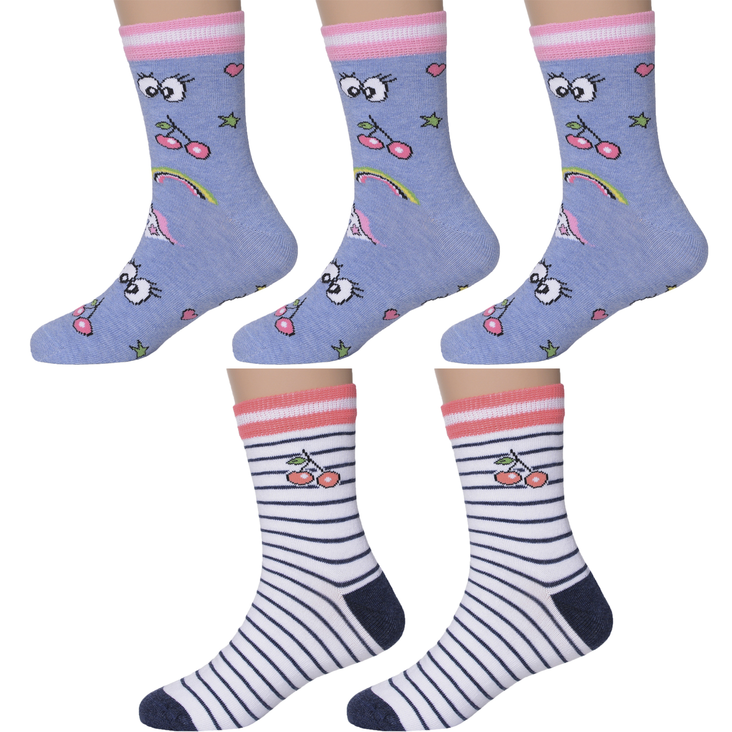 

Носки детские для девочки RuSocks 5-Д-31353 р.20-22 микс 4, 5-Д-31353