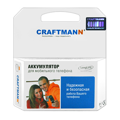 фото Аккумуляторная батарея для voxtel 1id li-ion craftmann 800mah