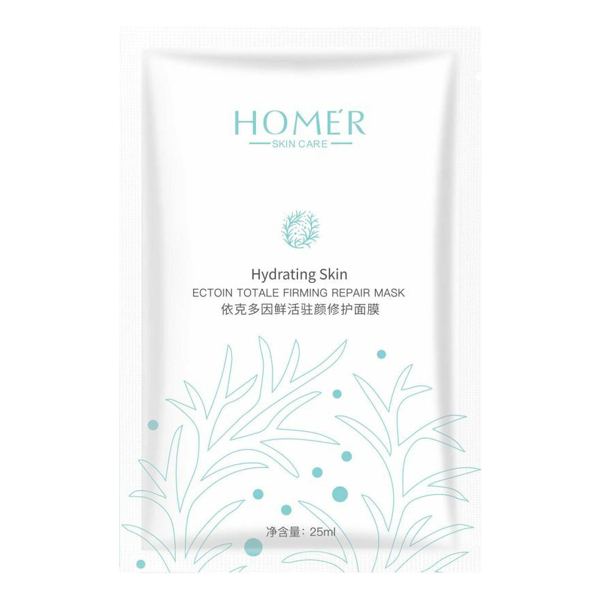 фото Тканевая маска для лица homer ecton firming reparing mask увлажняющая 25 мл